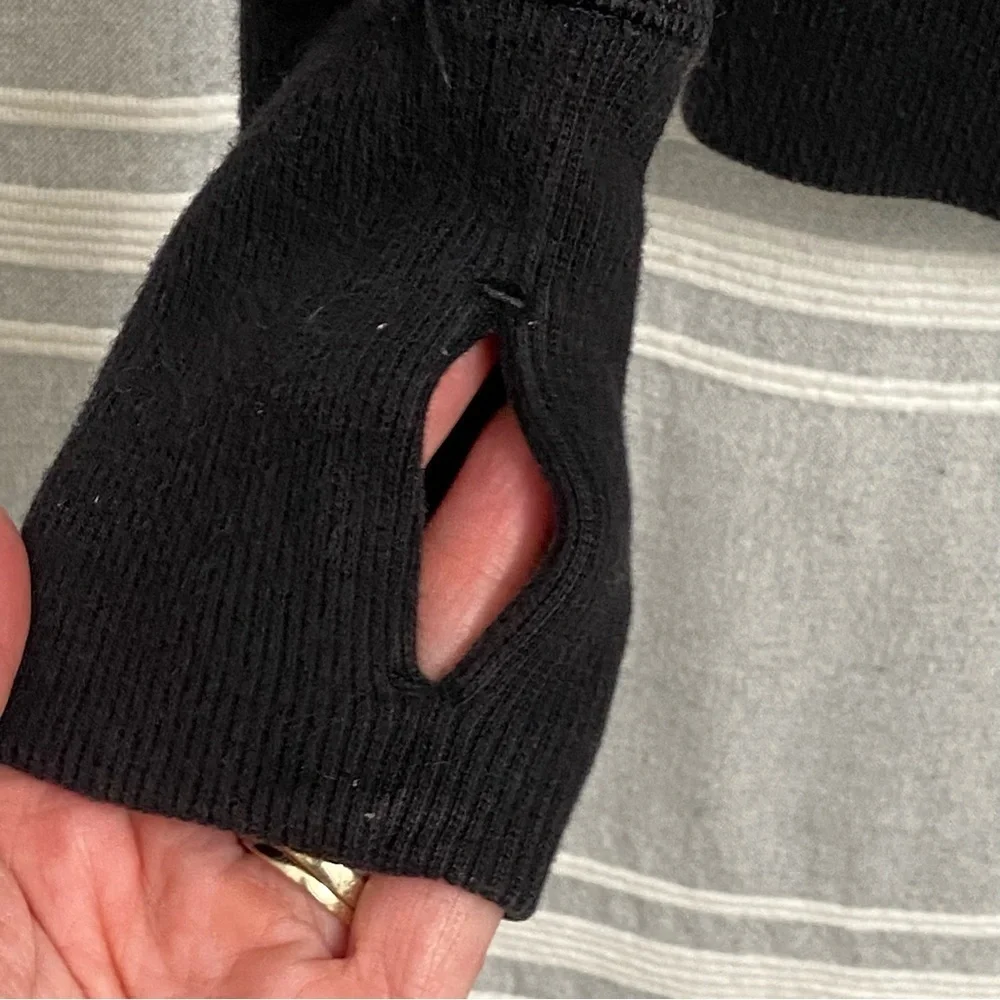 LULULEMON / Black Scuba Jacket Size 6